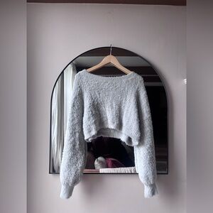 MAJORELLE | CROPPED FUZZY SWEATER | large